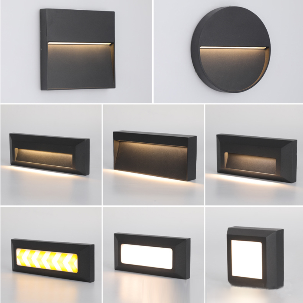 Home Security Yard Sign - 야외 LED 벽등 표면 장착 현관등