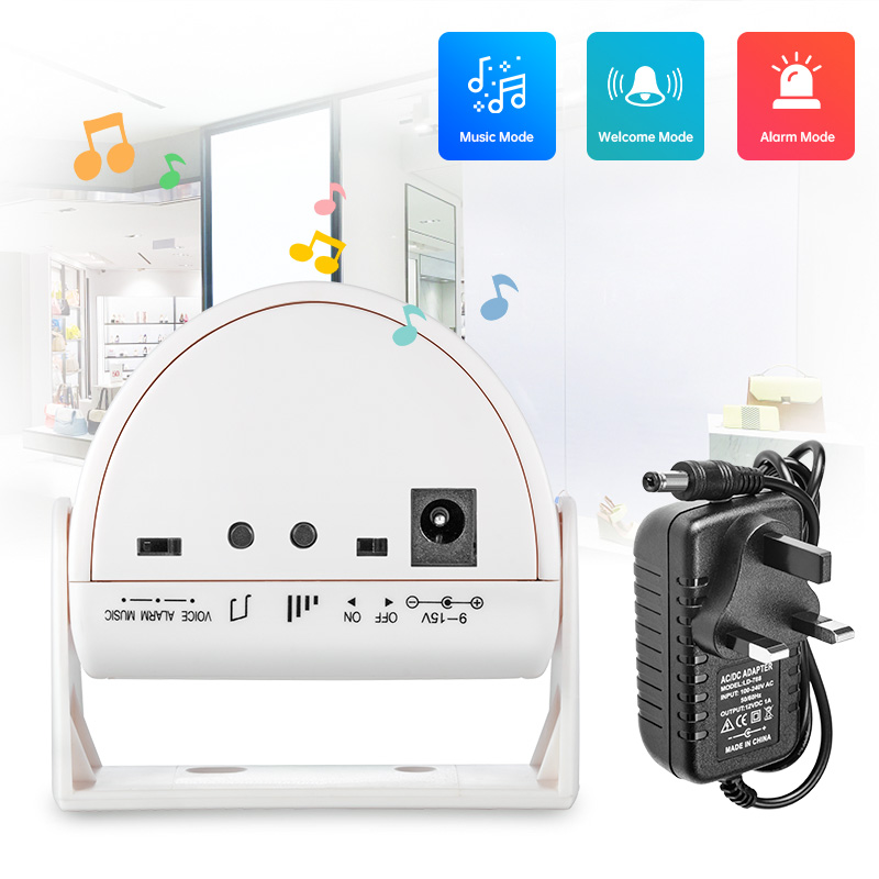 Home Security Options - 무선 적외선 차임 초인종 32 노래