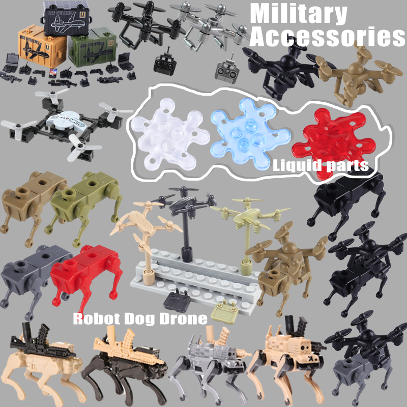 Home Security Robot Dog - 제2차 세계대전 군사 액세서리 UAV 로봇