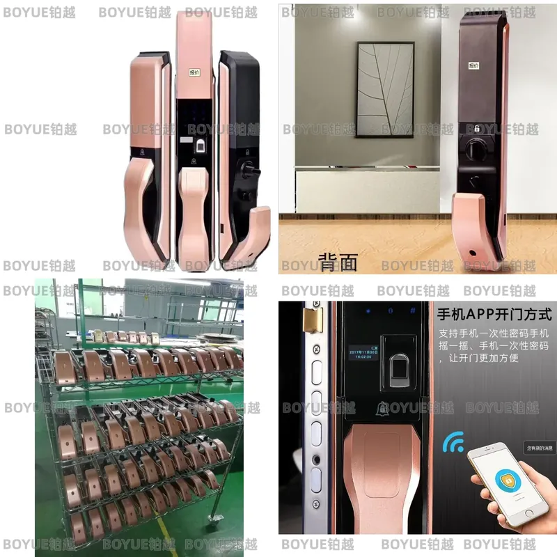 Home Security Lock System - 스마트 지문 도어락 전자 키패드 데드볼트