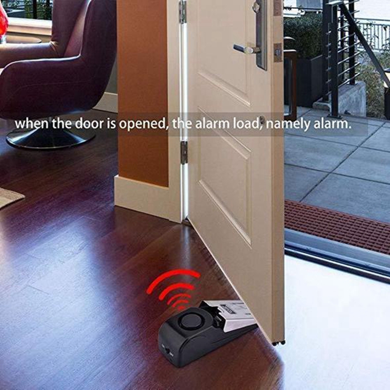 Home Security Lock System - 무선 도어 스톱 알람 잠금장치 125dB