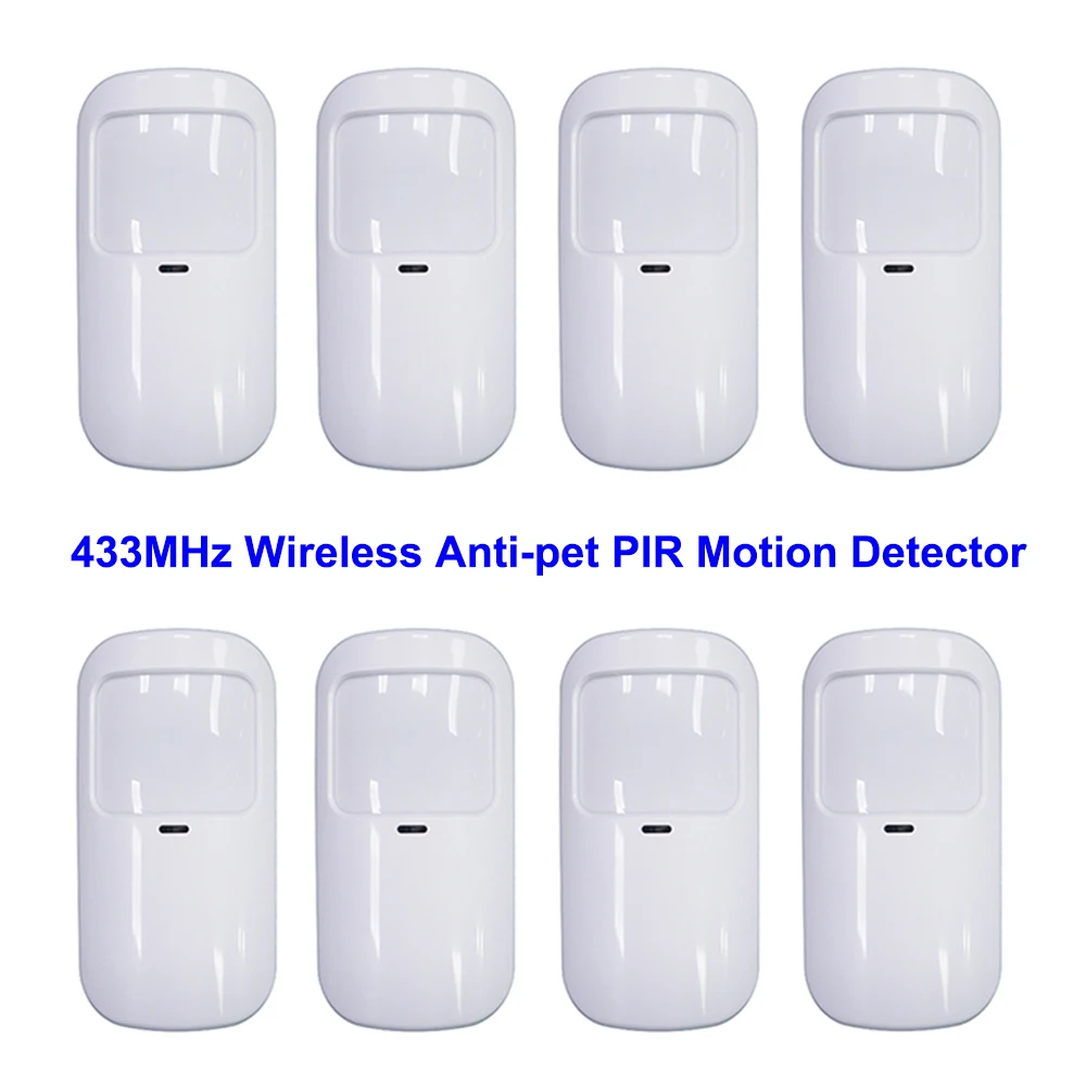 Home Security Adt - 흰색 무선 적외선 감지기, PIR 모션