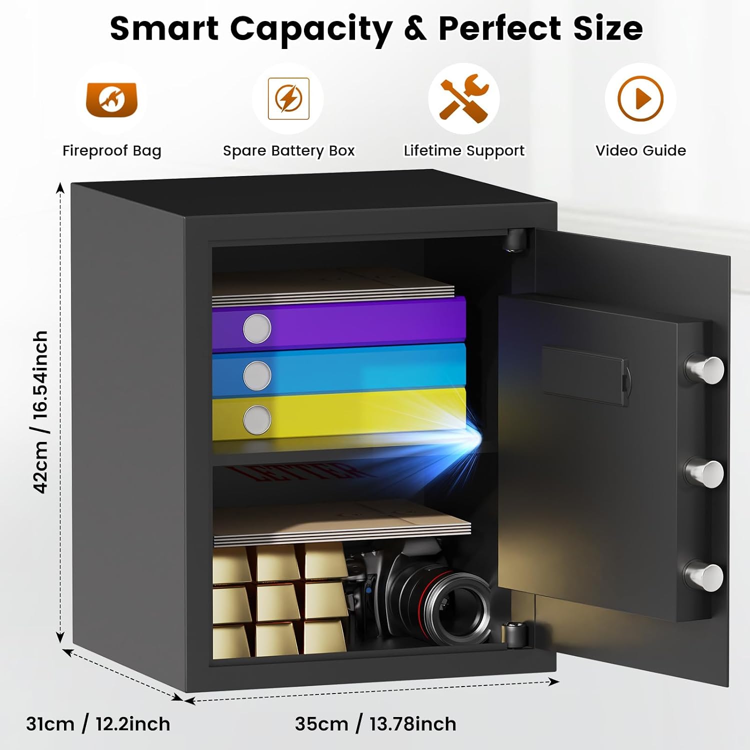 가정용 금고 내화 방수 가방 디지털 보안 잠금 상자 문 - Home Security Lock System 리뷰 및 가격