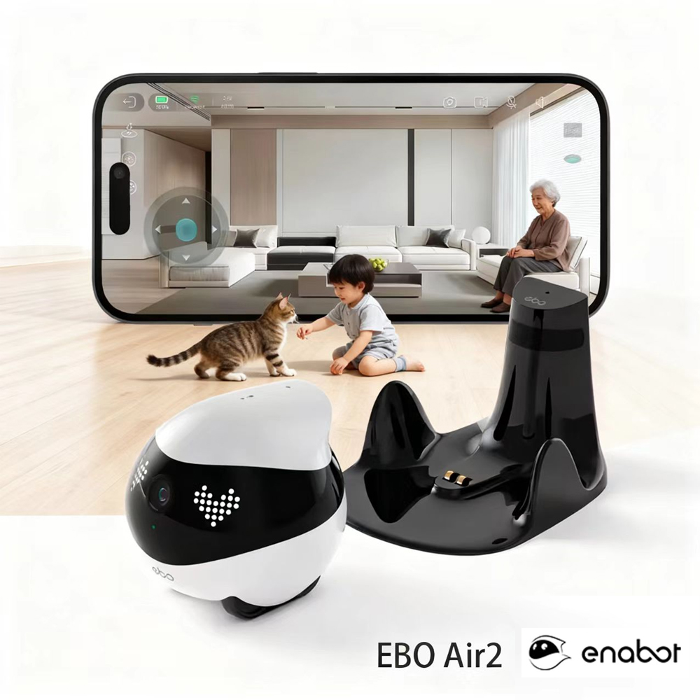 에나봇 EBO AIR 2 동반 로봇 2K 홈 보안 애완 - Home Security Robot Dog 리뷰 및 가격