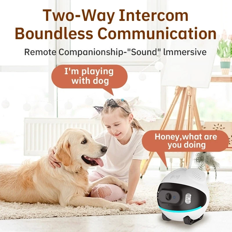 2MP 1080P Ubox APP 스마트 애완동물 보호 - Home Security Robot Dog 리뷰 및 가격