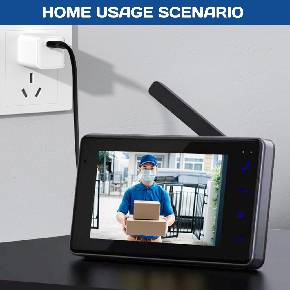 4.3인치 HD IPS 스크린 무선 비주얼 인터콤 초인 - Home Security Video Systems 리뷰 및 가격
