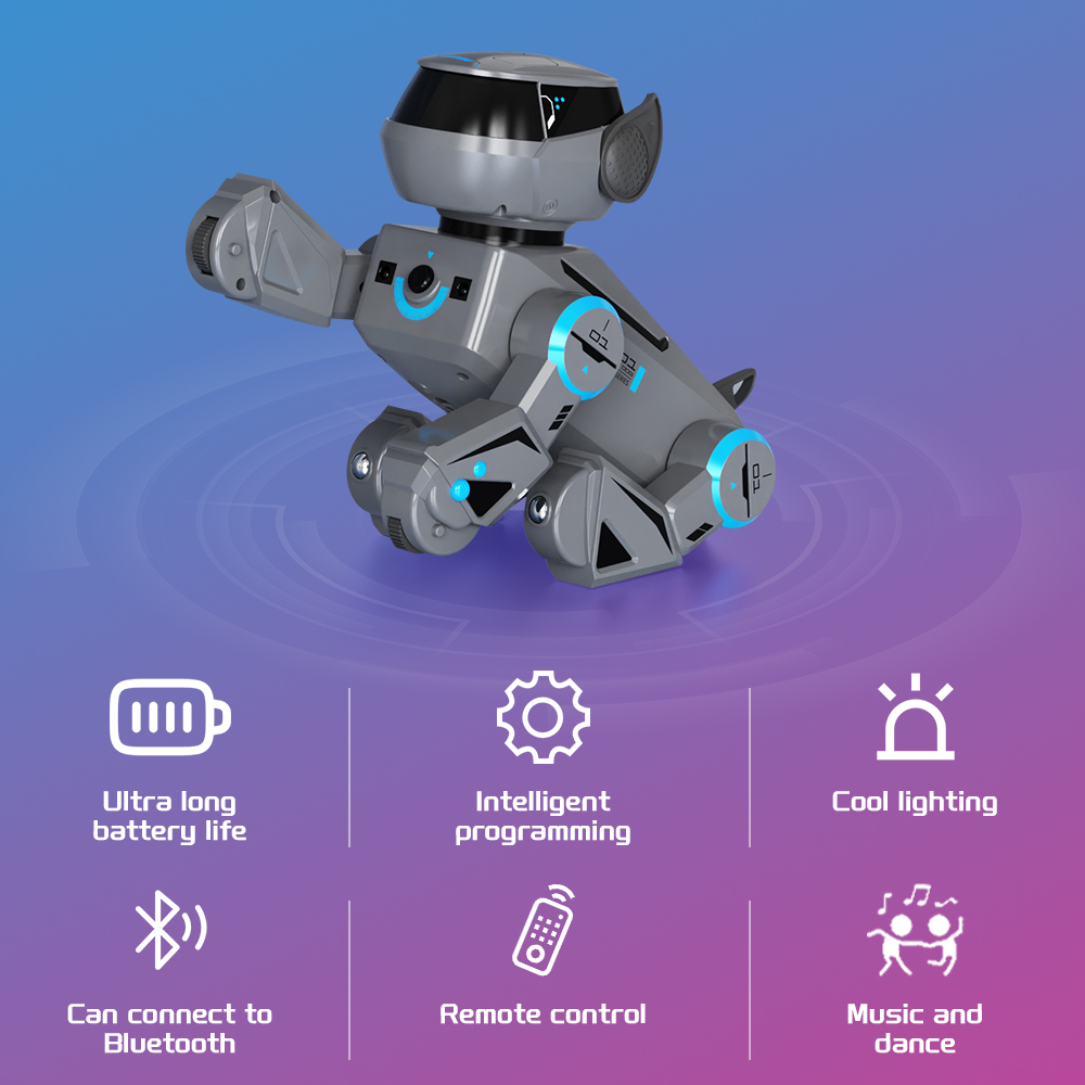 스마트 로봇 개 장난감 블루투스 음악 춤 장난 귀여운  - Home Security Robot Dog 리뷰 및 가격