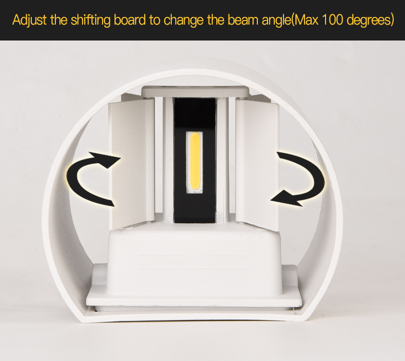IP65 방수 6W 12W COB LED 벽 램프 실내 - Home Security Yard Sign 리뷰 및 가격