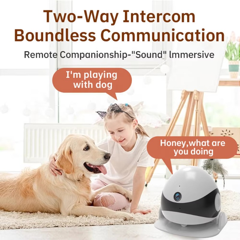 무선 2K HD 모바일 반려동물 로봇 카메라 AI 자동 - Home Security Robot Dog 리뷰 및 가격