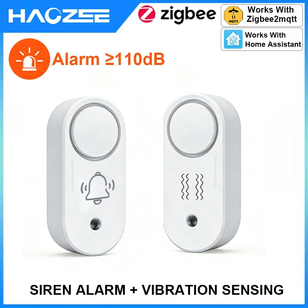 Haozee Zigbee 110dB 사이렌 알람 진동  - Home Security Options 리뷰 및 가격