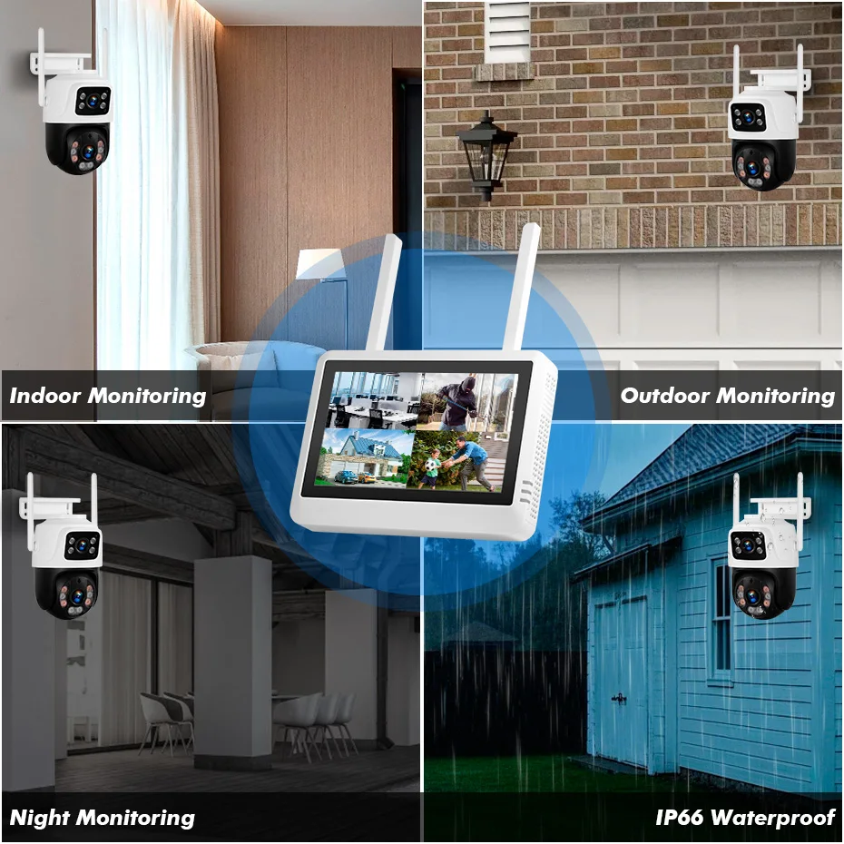 FUERS 8CH 무선 NVR 보안 시스템 WIFI 7 - Home Security Video Systems 리뷰 및 가격