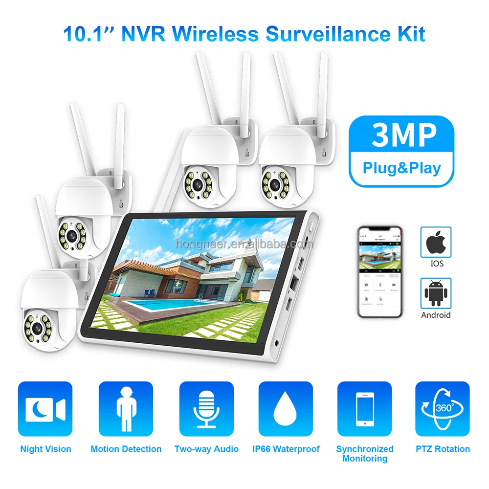 2026 홍나르 3MP 4채널 WiFi 홈 IP 10. - Home Security Wireless Camera 리뷰 및 가격