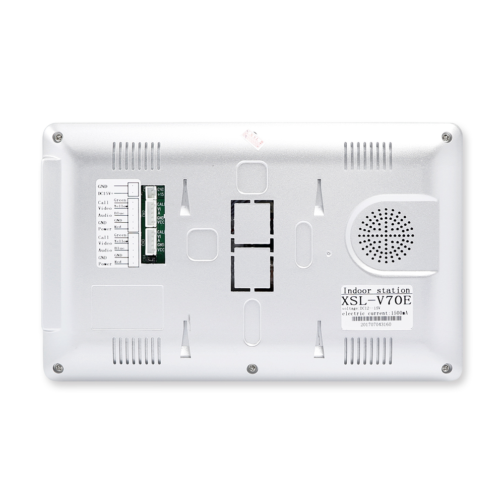 4선식 2가족용 비디오 도어폰 인터콤 시스템 7인치 모 - Home Security Video Systems 리뷰 및 가격