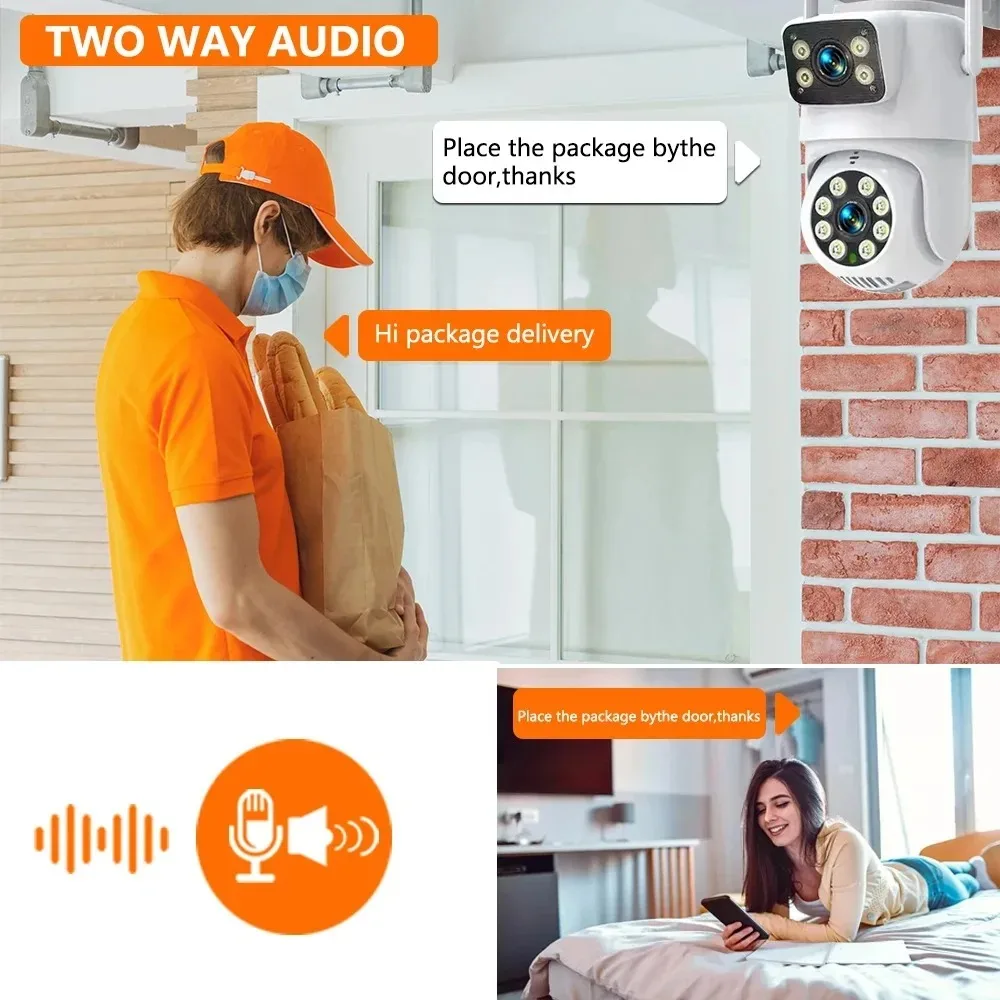 10채널 CCTV 보안 4K 듀얼 렌즈 PTZ 카메라  - Home Security Wireless Camera 리뷰 및 가격
