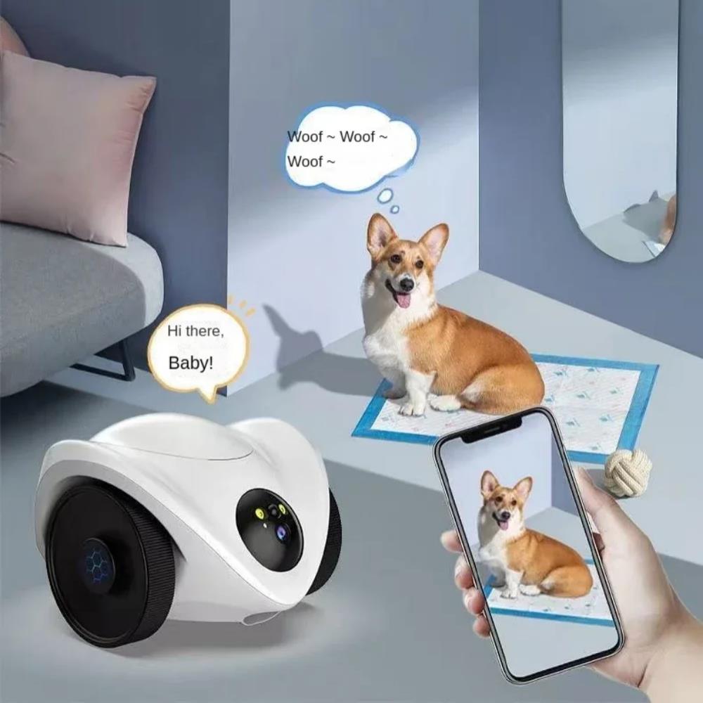 반려동물 로봇 카메라 2MP HD 와이파이 카메라 동작 - Home Security Robot Dog 리뷰 및 가격