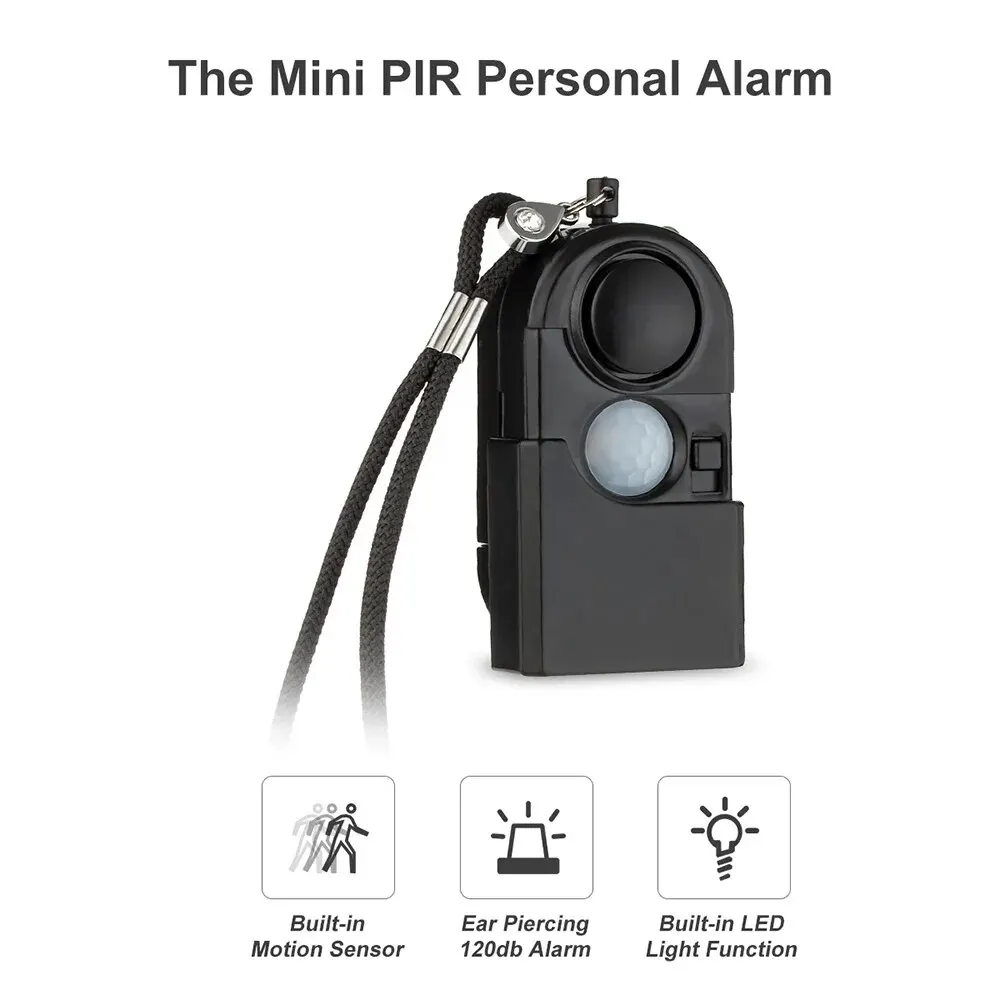 휴대용 미니 동작 감지기 알람 120DB 사이렌 SOS - Home Security Siren 리뷰 및 가격