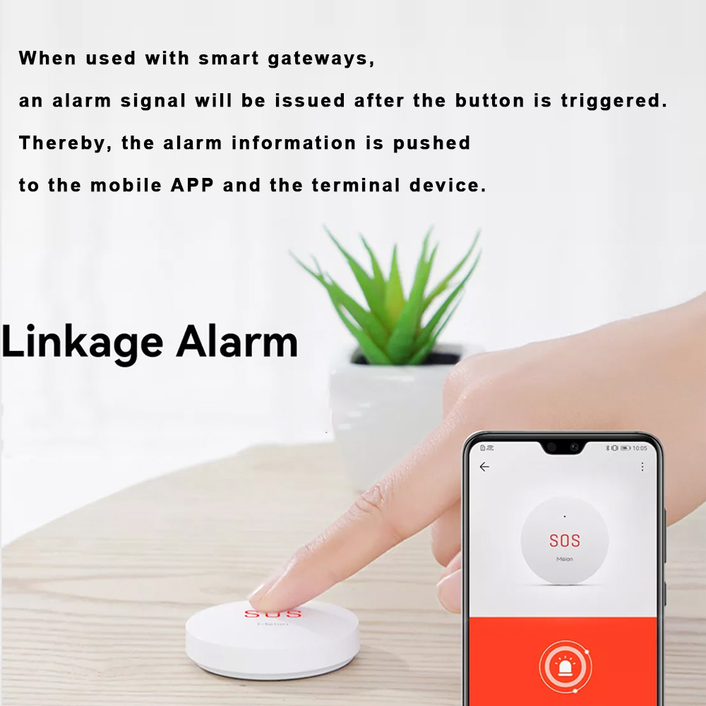 Zigbee 투야 SOS 비상 버튼, 홈 보안 경보 시 - Home Security Siren 리뷰 및 가격