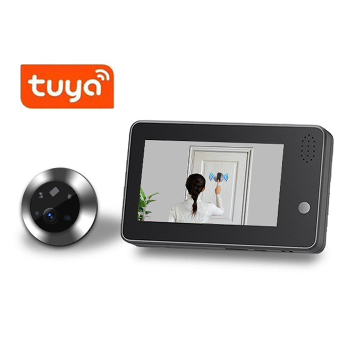 4.3인치 투야 스마트라이프 WiFi 도어벨 비주얼 도 - Home Security Wireless Camera 리뷰 및 가격