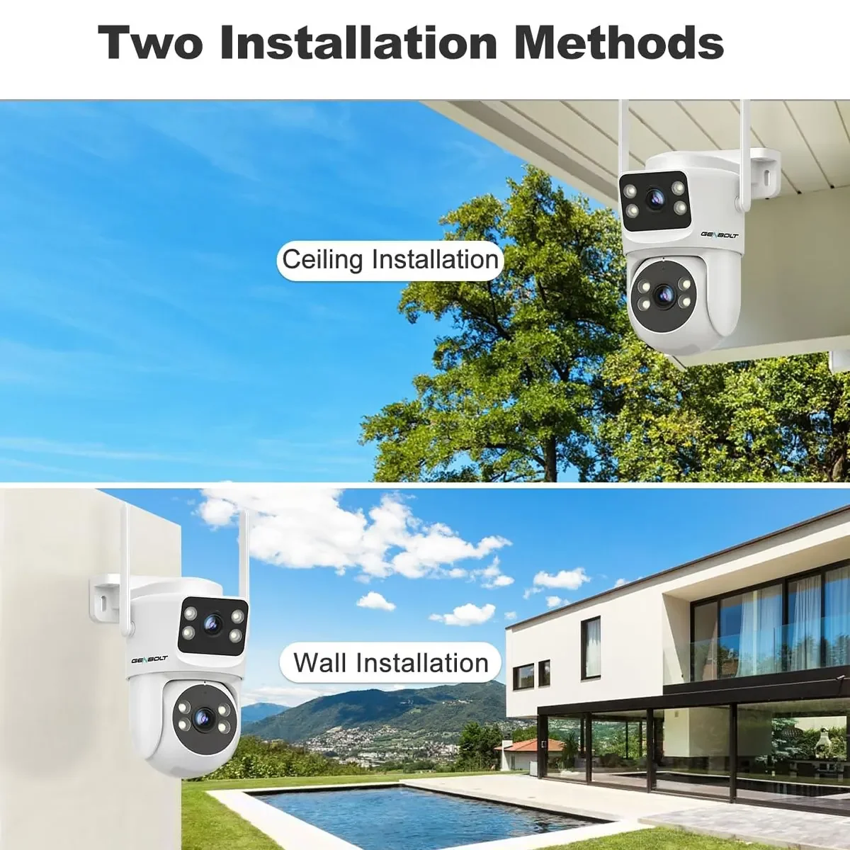 GENBOLT PTZ WiFi 보안 카메라(실외용),  - Home Security Video Systems 리뷰 및 가격