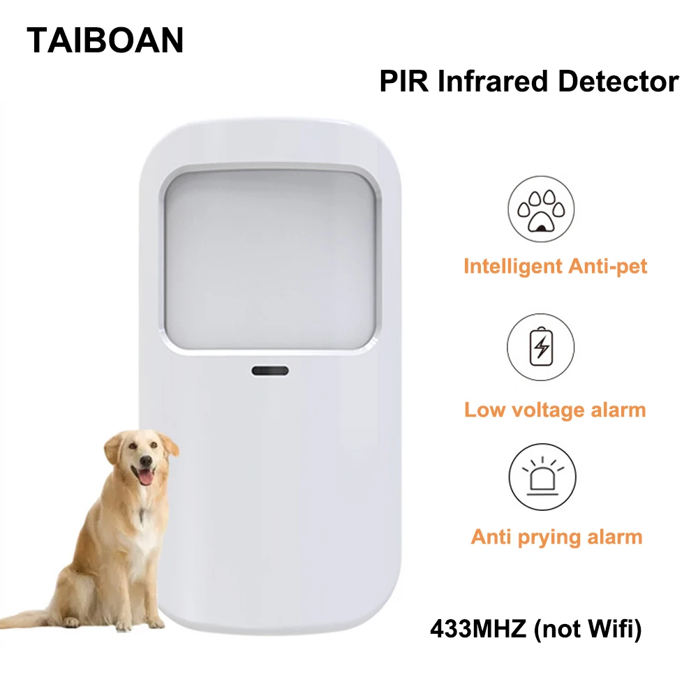 흰색 무선 적외선 감지기, PIR 모션 알람 센서, 스 - Home Security Adt 리뷰 및 가격