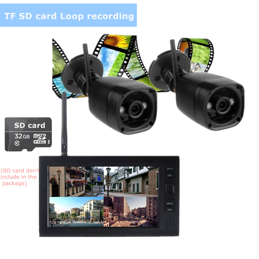 LCD CCTV 보안 시스템 와이파이 무선 카메라 비디 - Home Security Video Systems 리뷰 및 가격