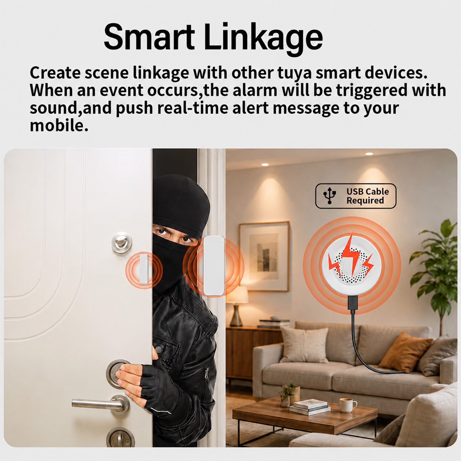 Tuya Zigbee 사이렌 알람 100dB 스마트 버 - Home Security Siren 리뷰 및 가격