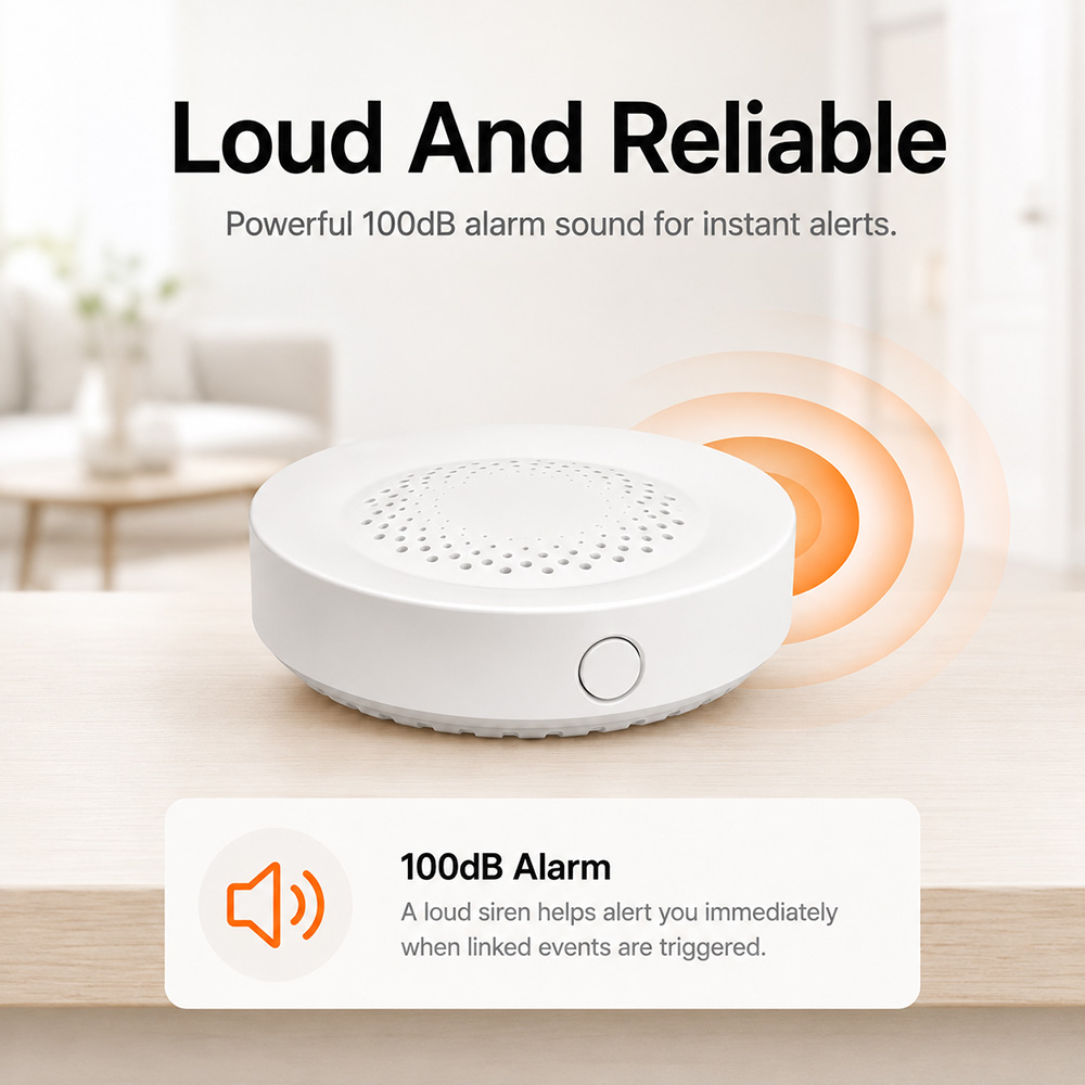 Tuya Zigbee 사이렌 알람 100dB 스마트 버 - Home Security Siren 리뷰 및 가격