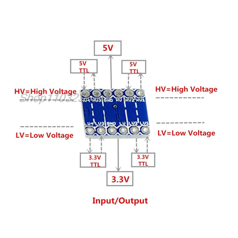 10PCS 4 채널 IIC I2C 로직 레벨 시프터 양 - Home Security Measures 리뷰 및 가격