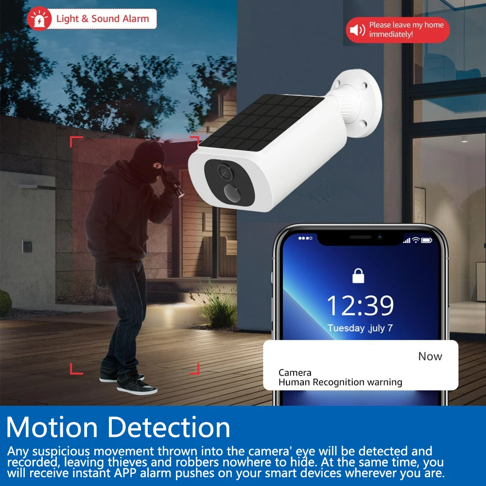 Tuya 5MP 태양광 보안 카메라 가정용 무선 야외  - Home Security Tech 리뷰 및 가격