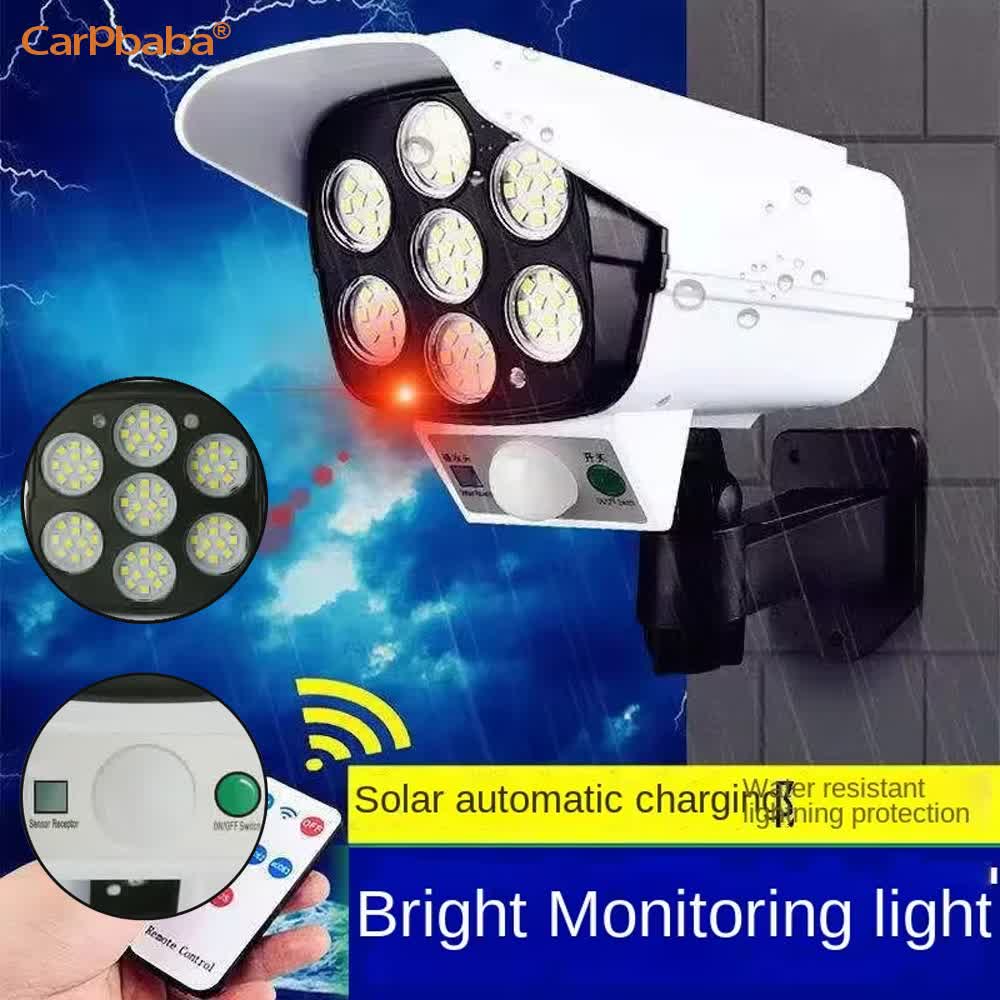야외 태양광 모션 센서 보안 모형 카메라 무선 투광등  - Home Security Wireless Camera 리뷰 및 가격