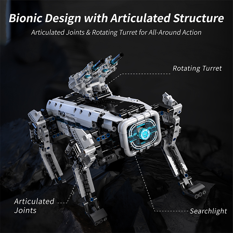 기술 STEM 프로그래밍 로봇 전투견 빌딩 블록 도시  - Home Security Robot Dog 리뷰 및 가격